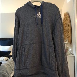 Adidas hoodie men’s L blue
